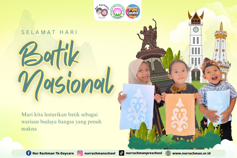 Nur Rachman School Rayakan Hari Batik Nasional dengan Kreativitas Membatik